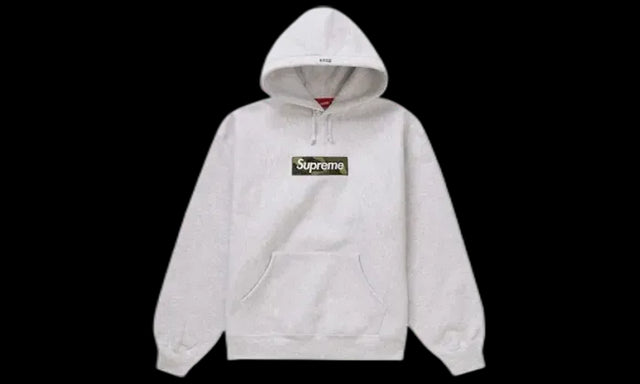 Supreme Supreme Box Logo Hooded Sweatshirt (FW23) Ash Grey - SUP-BLHSGW23-GREY