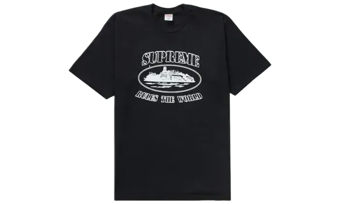 Supreme Supreme Corteiz Rules The World Tee Black - SUP-CRTZ-BLACK