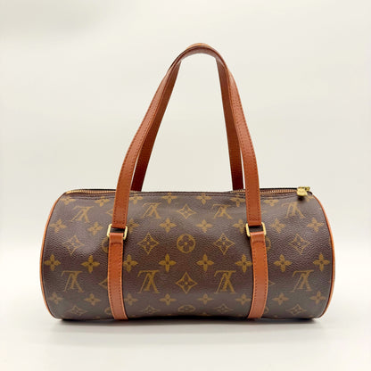 Louis Vuitton Papillon 30 en toile Monogram, vue de face