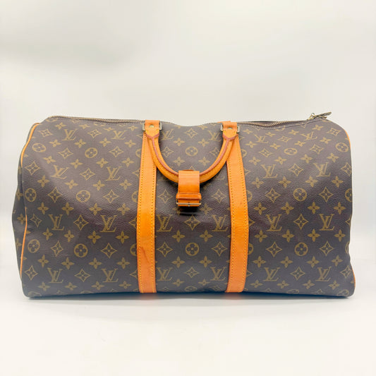Louis Vuitton Keepall 50 toile Monogram - face avant