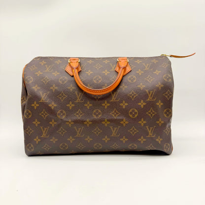 Louis Vuitton Speedy 35 toile Monogram – vue de face