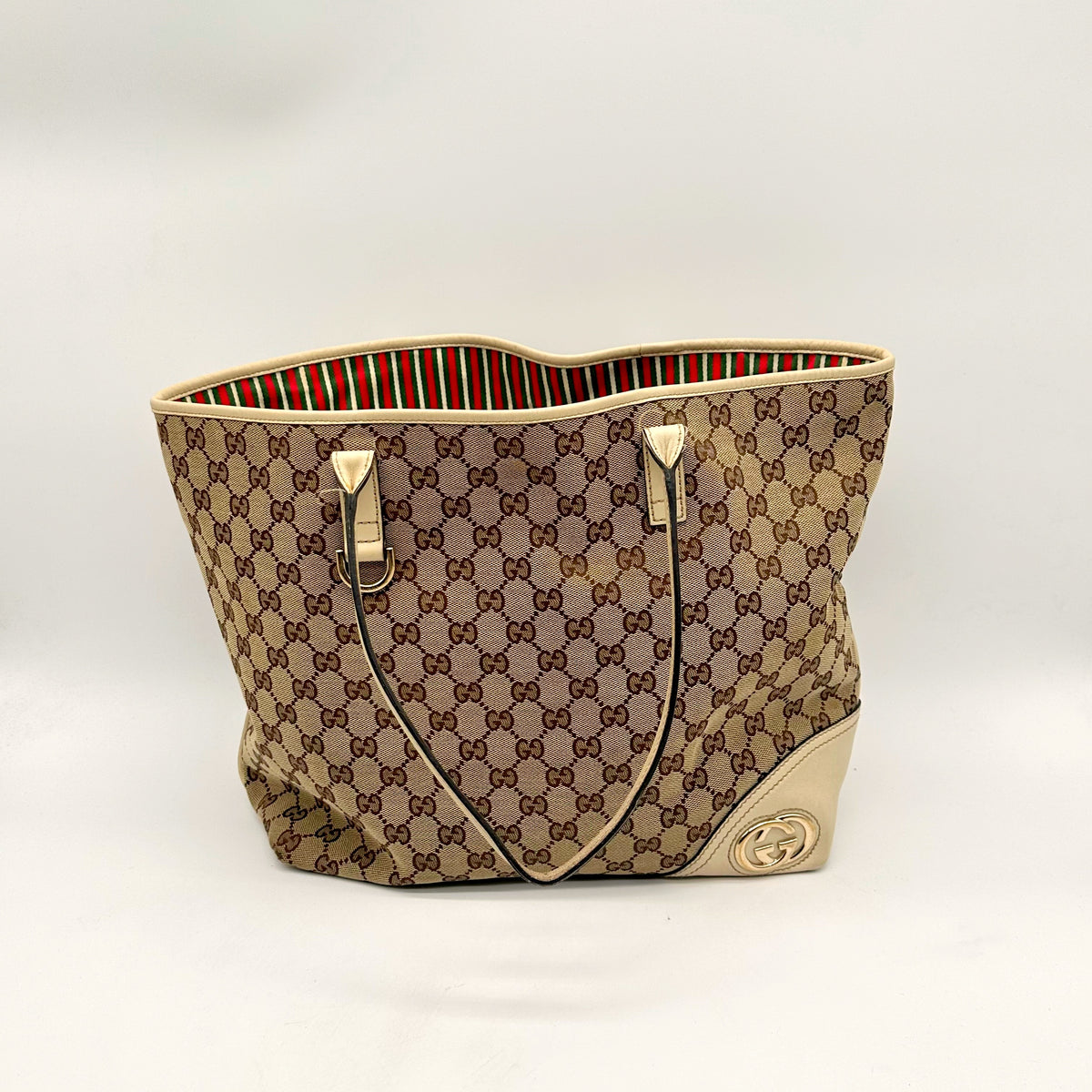 Gucci Tote toile GG - face avant