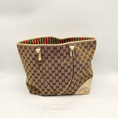 Gucci Tote toile GG - face avant