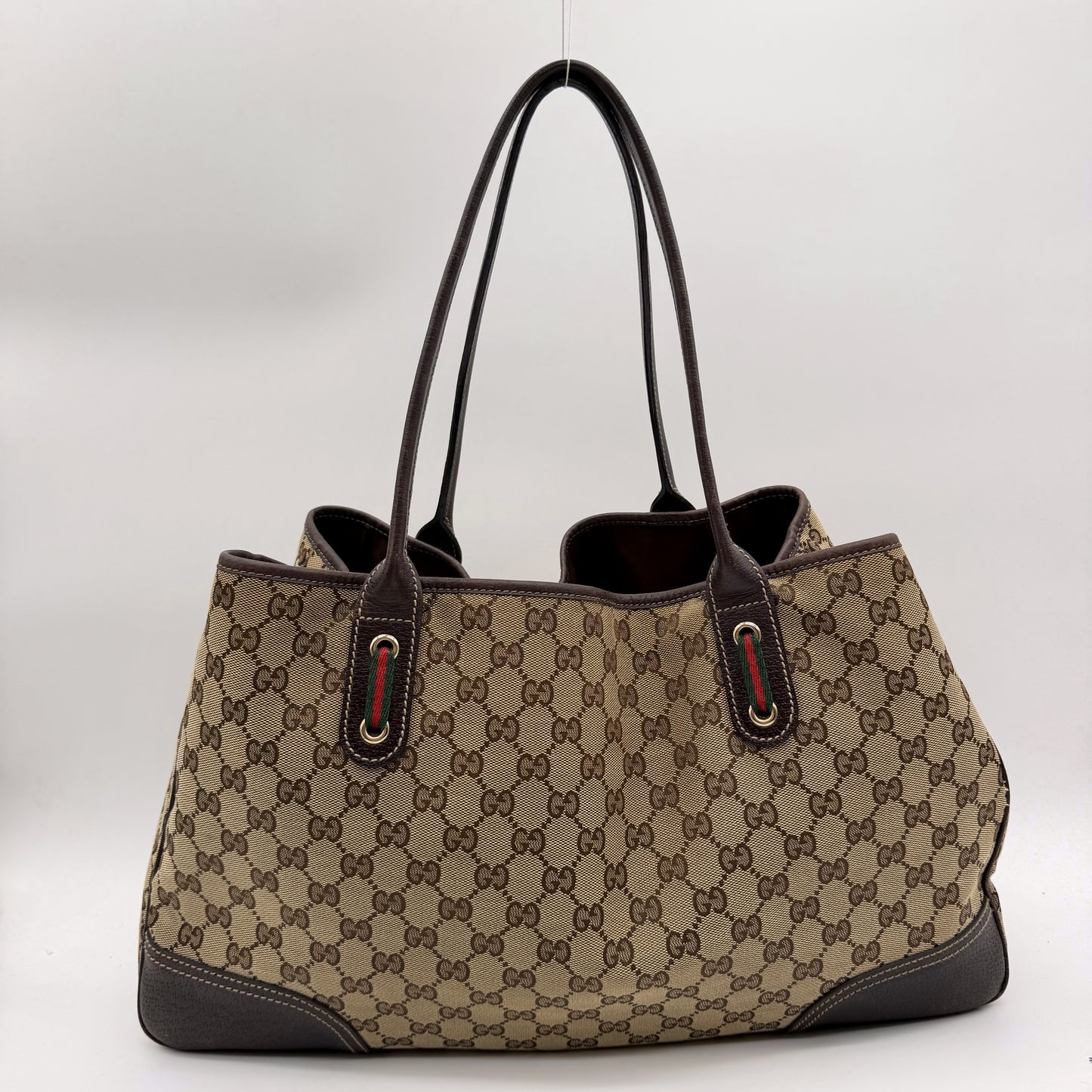 Gucci Princy Tote toile GG beige - vue arriere