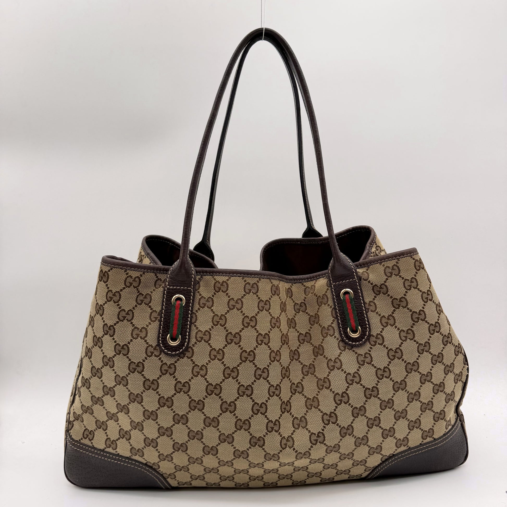 Gucci Princy Tote toile GG beige - vue arriere
