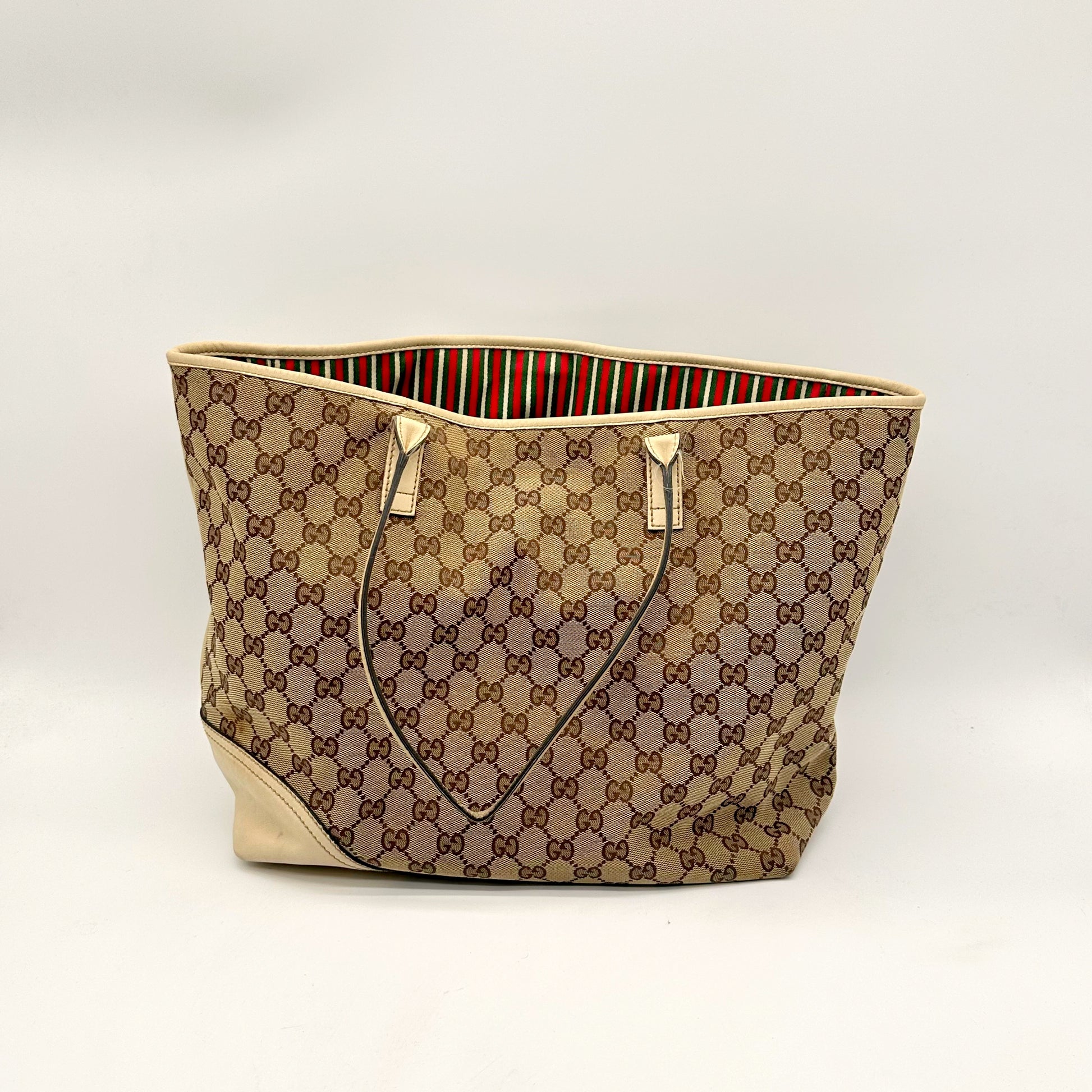 Gucci Tote toile GG - face arrière