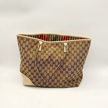 Gucci Tote toile GG - face arrière