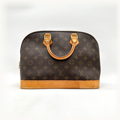Louis Vuitton Alma Toile Monogram - vue de face opposée