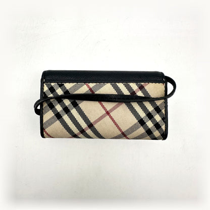 Burberry Étui à clés Toile Check - vue de dos, motif check