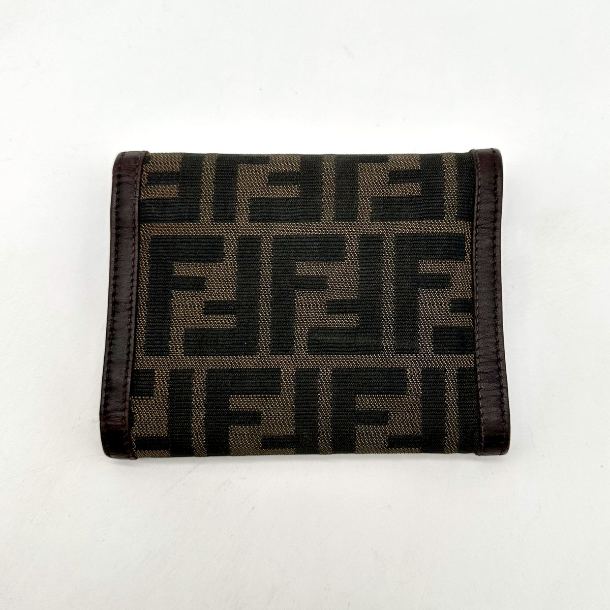 Fendi Porte-monnaie Toile Zucca - vue de dos