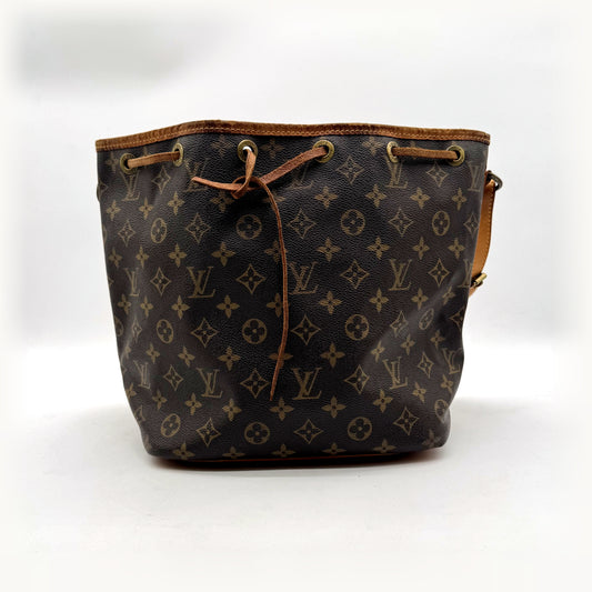 Louis Vuitton Petit Noé Toile Monogram - dos avec cordon