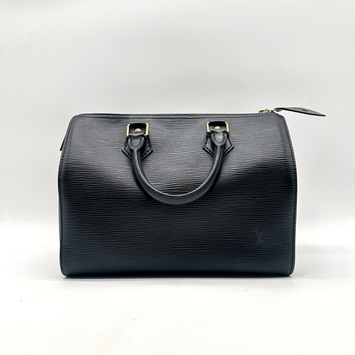 Louis Vuitton Speedy 25 Cuir Épi Noir - vue de dos