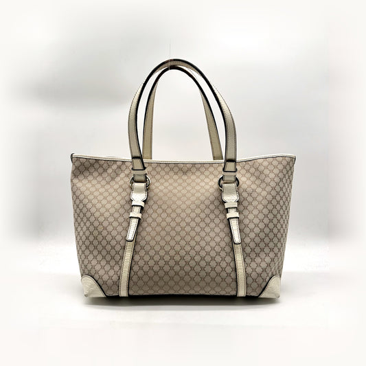 Céline Tote Toile Macadam Écru - vue de dos