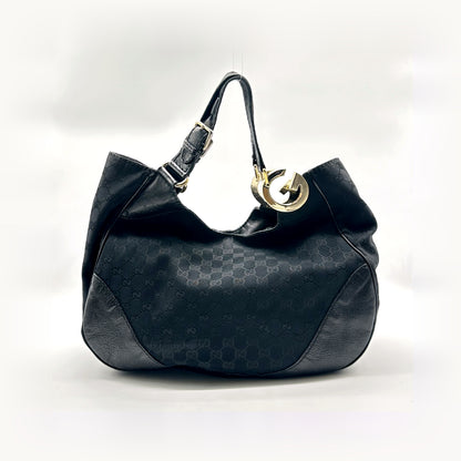 Gucci Hobo Toile GG Noir - vue de dos