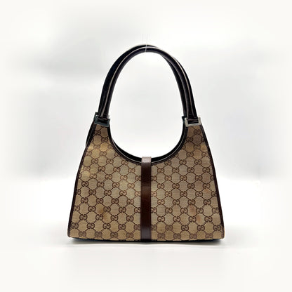 Gucci Jackie Toile GG Beige - vue de dos