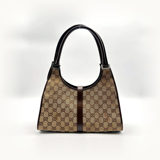 Gucci Jackie Toile GG Beige - vue de dos