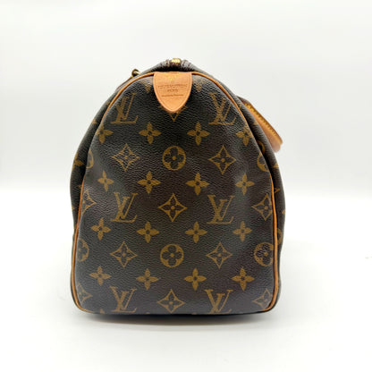 Louis Vuitton Speedy 30 toile Monogram - côté debout