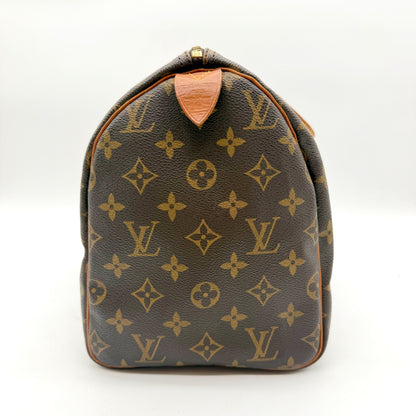 Louis Vuitton Speedy 30 Toile Monogram - côté droit debout