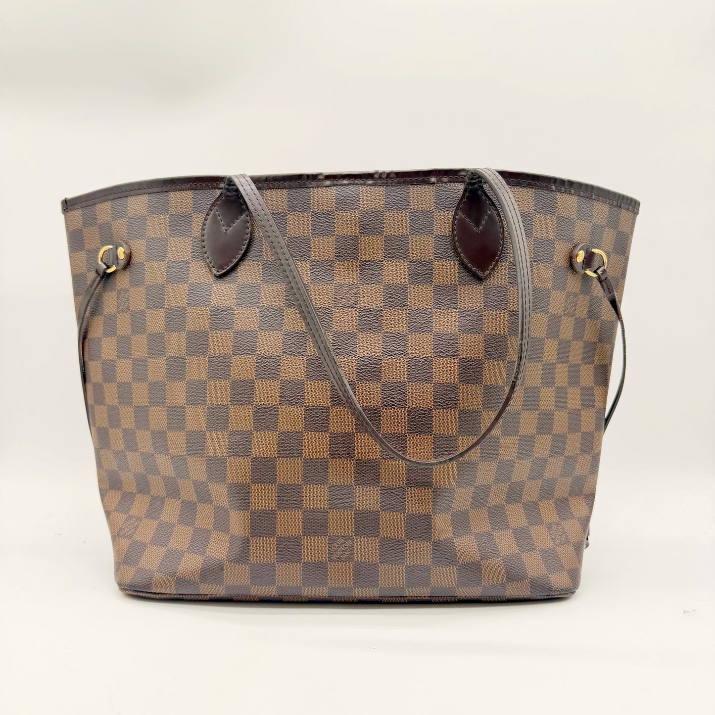 Louis Vuitton Neverfull MM toile Damier Ebene - face arriere