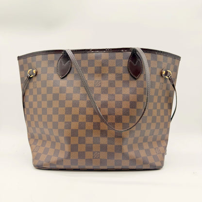 Louis Vuitton Neverfull MM toile Damier Ebene - face arriere