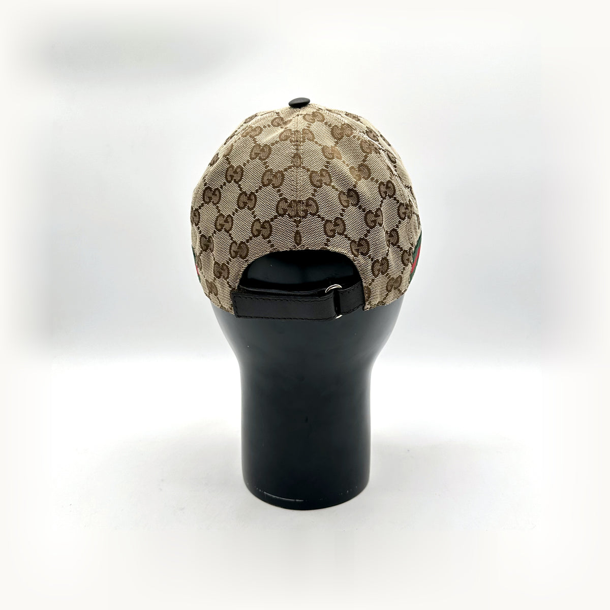Gucci Casquette Toile GG Beige - vue de dos, sangle de réglage