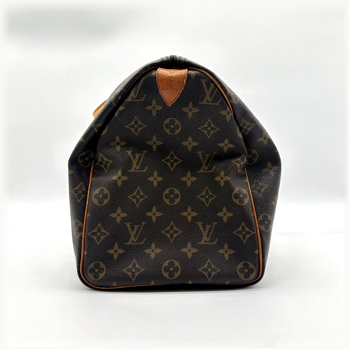 Louis Vuitton Speedy 40 Toile Monogram - vue d'un bout, extrémité du sac