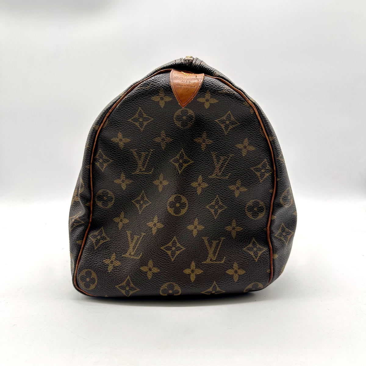 Louis Vuitton Speedy 35 Toile Monogram - vue de profil, flanc arrondi