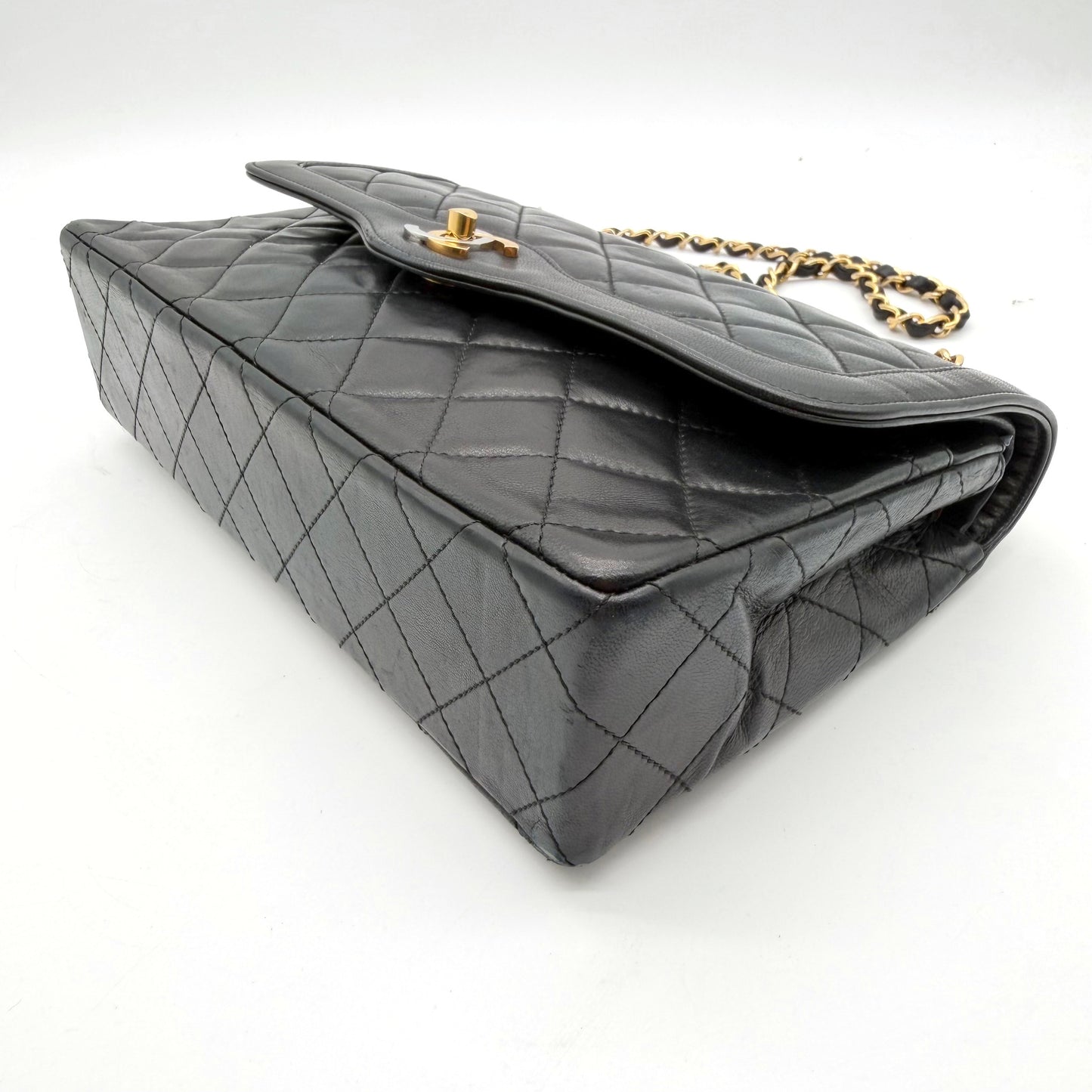 Chanel Double Flap 25 – vue trois quarts de dessus