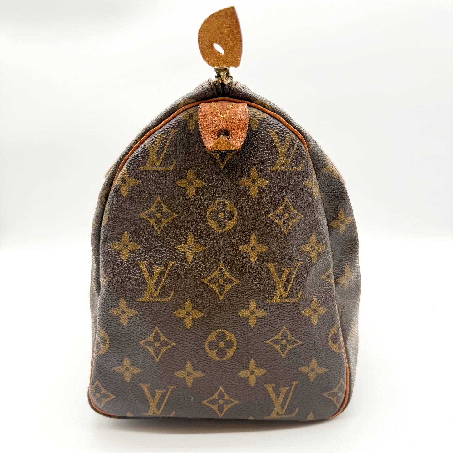 Louis Vuitton Speedy 30 Toile Monogram - côté gauche debout