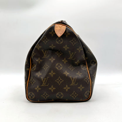Louis Vuitton Speedy 35 Toile Monogram - vue de l'autre bout du sac