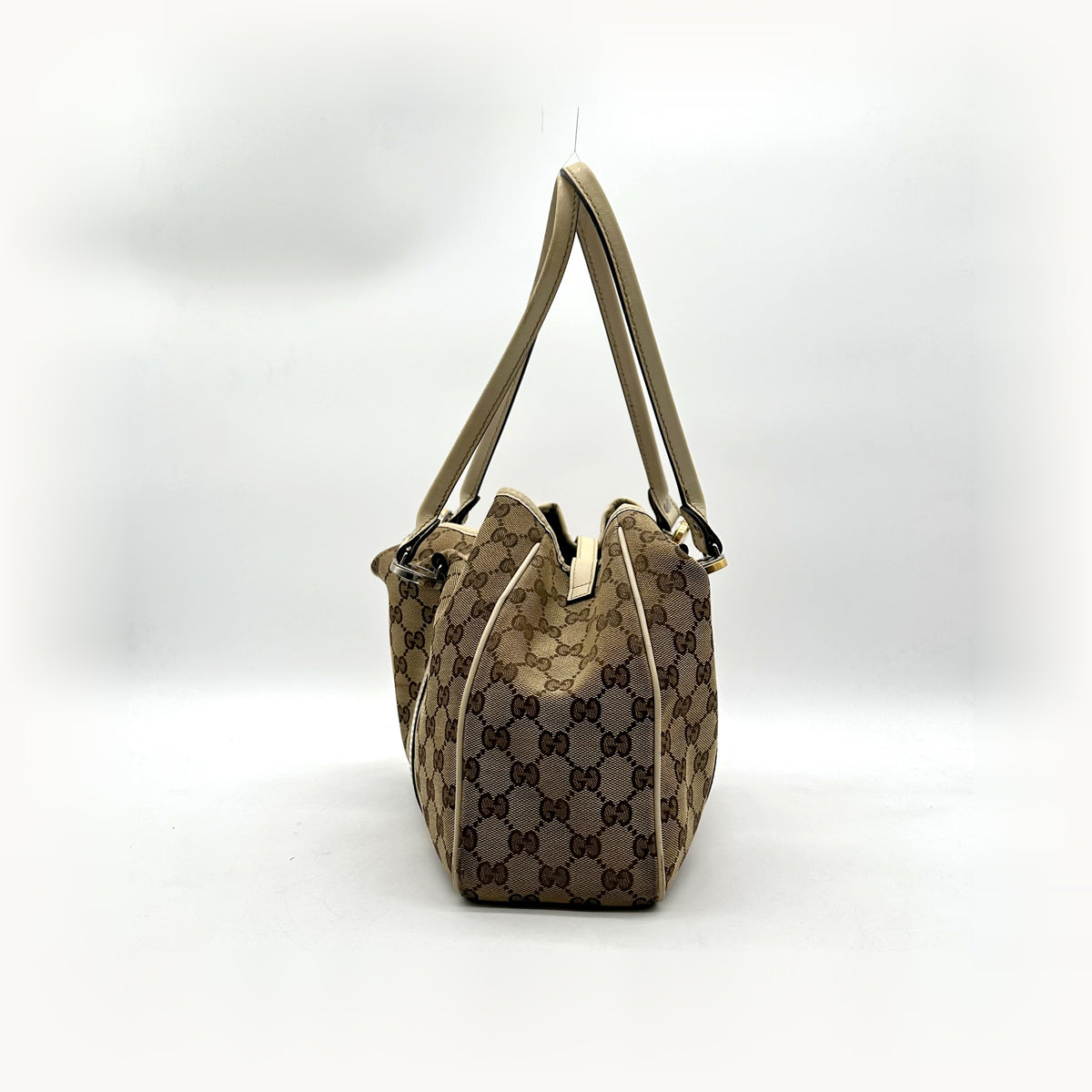 Gucci Cabas Toile GG Beige - vue de l'autre côté