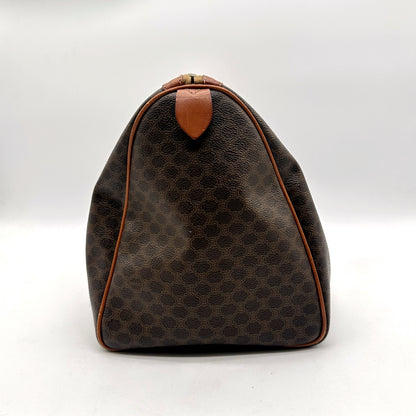 Céline Boston Toile Macadam Brun - vue de l'autre bout du sac