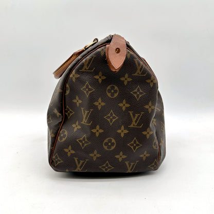 Louis Vuitton Speedy 30 Toile Monogram - vue de l'autre bout du sac