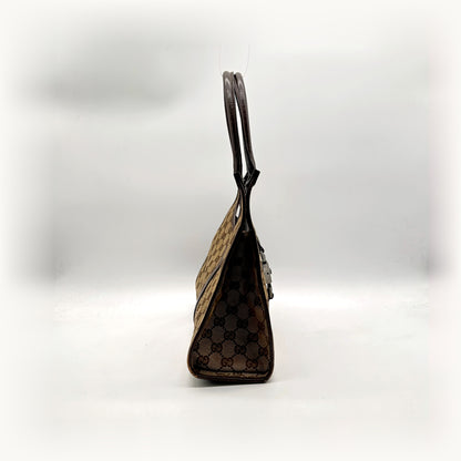 Gucci Jackie Toile GG Beige - profil opposé
