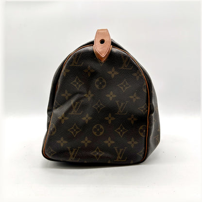 Louis Vuitton Speedy 30 Toile Monogram - profil opposé