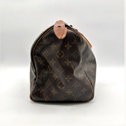 Louis Vuitton Speedy 30 Toile Monogram - profil opposé