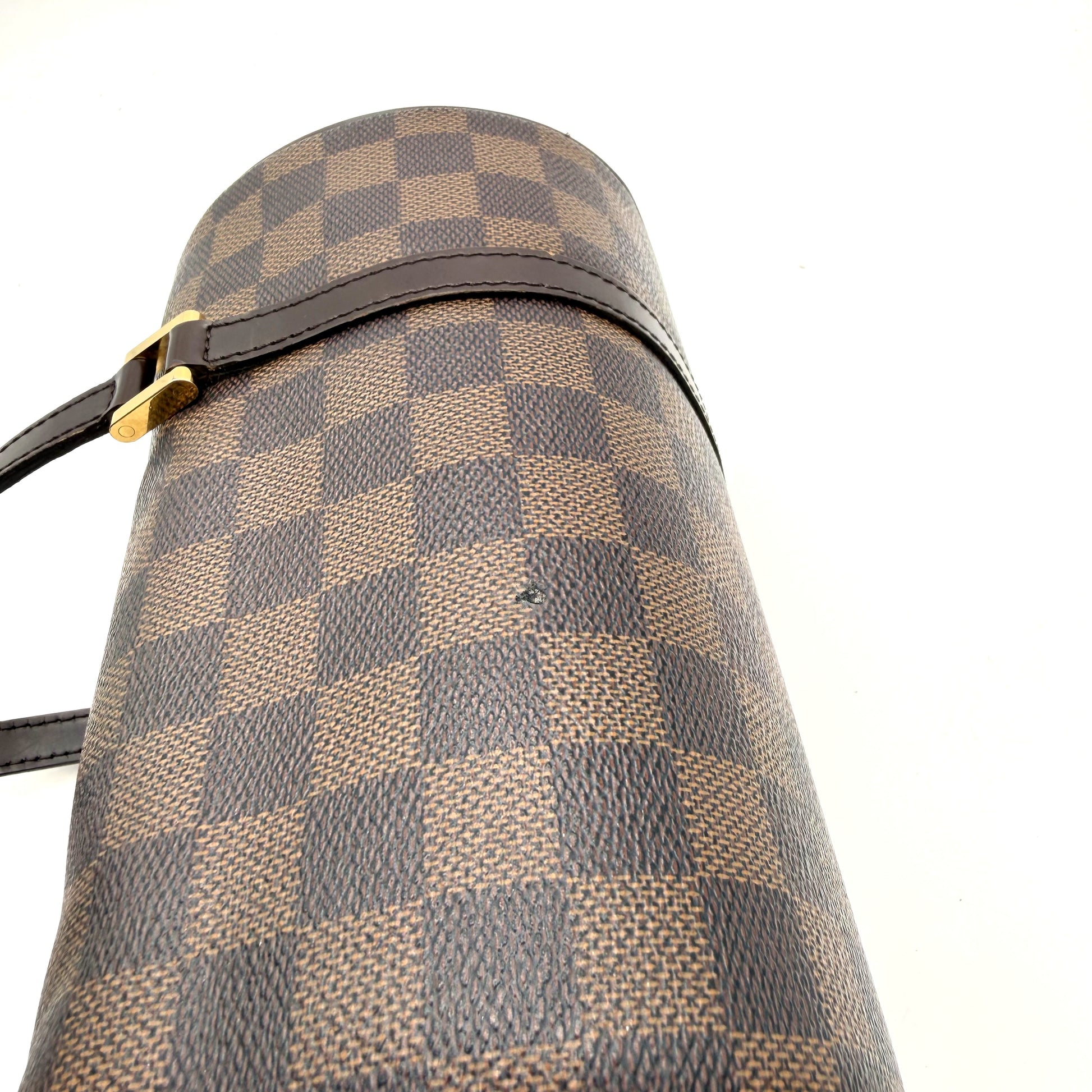 Louis Vuitton Papillon Damier Ebène - vue latérale et anse