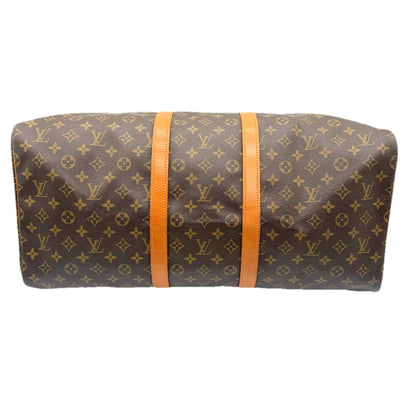 Louis Vuitton Keepall 55 Monogram - vue de dessus, sac couche