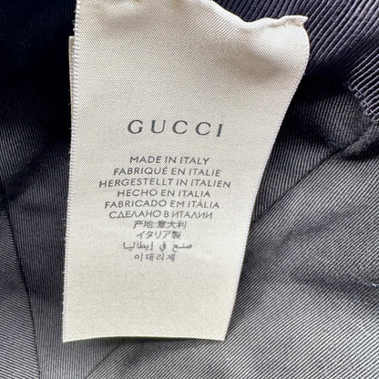Gucci Casquette Toile GG Beige - détail de l'étiquette intérieure et de la doublure