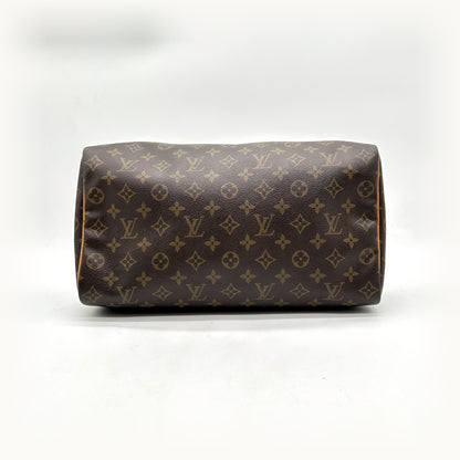 Louis Vuitton Speedy 35 Toile Monogram - vue du dessous, fond du sac