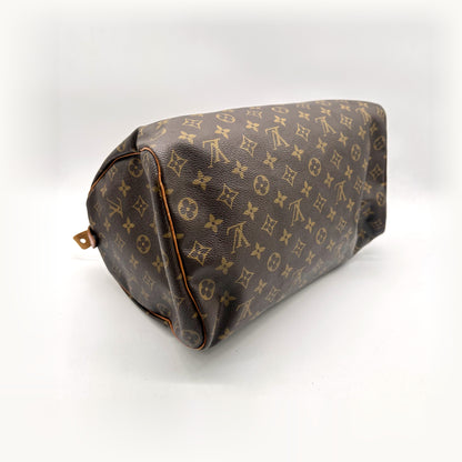 Louis Vuitton Speedy 35 Toile Monogram - vue en angle opposé