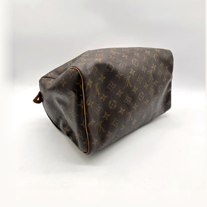 Louis Vuitton Speedy 30 Toile Monogram - vue en angle opposé