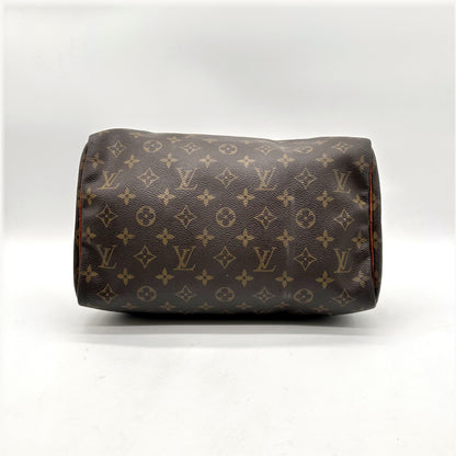 Louis Vuitton Speedy 30 Toile Monogram - vue du dessous, fond du sac
