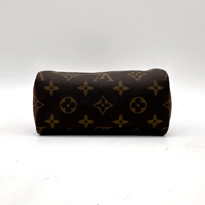 Louis Vuitton Nano Speedy Toile Monogram - vue du dessous, fond du sac