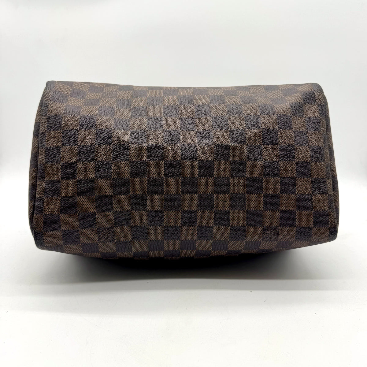 Louis Vuitton Speedy 30 Toile Damier Ebène - vue du dessous, fond du sac