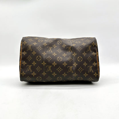 Louis Vuitton Speedy 30 Toile Monogram - vue du dessous, fond du sac