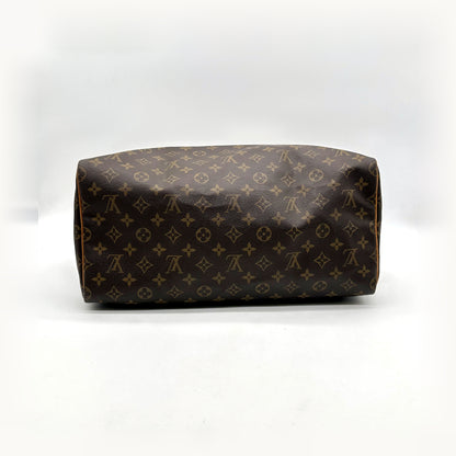 Louis Vuitton Speedy 40 Toile Monogram - vue du dessous, fond du sac