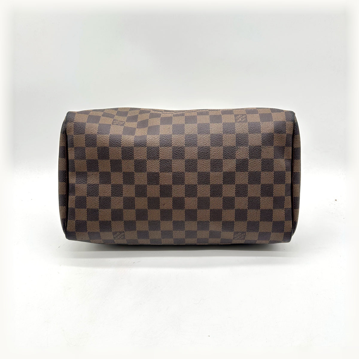 Louis Vuitton Speedy 30 Toile Damier Ebène - vue du dessous, fond du sac