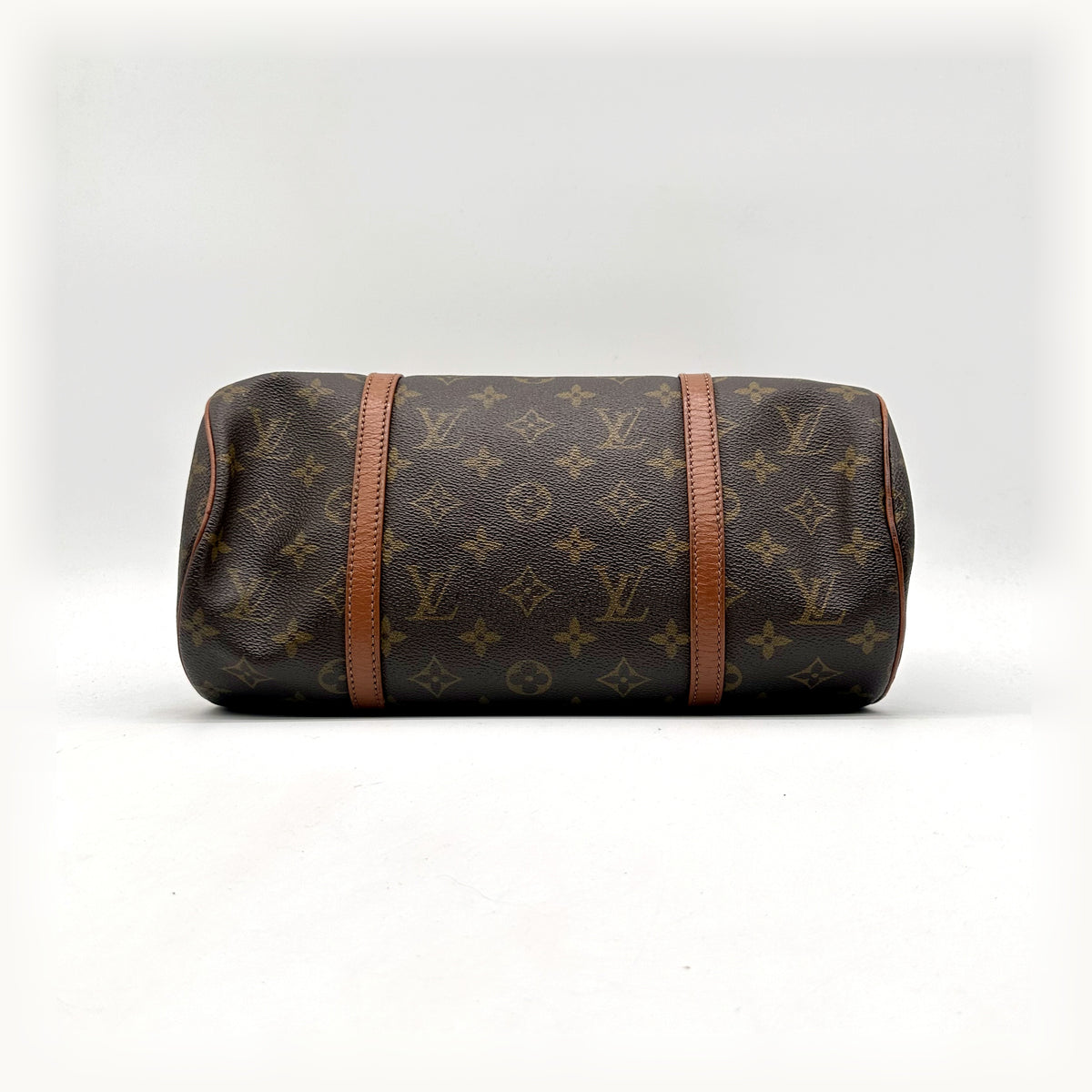 Louis Vuitton Papillon 30 Toile Monogram - vue de côté, cylindre complet