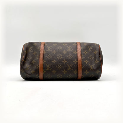 Louis Vuitton Papillon 30 Toile Monogram - vue de côté, cylindre complet